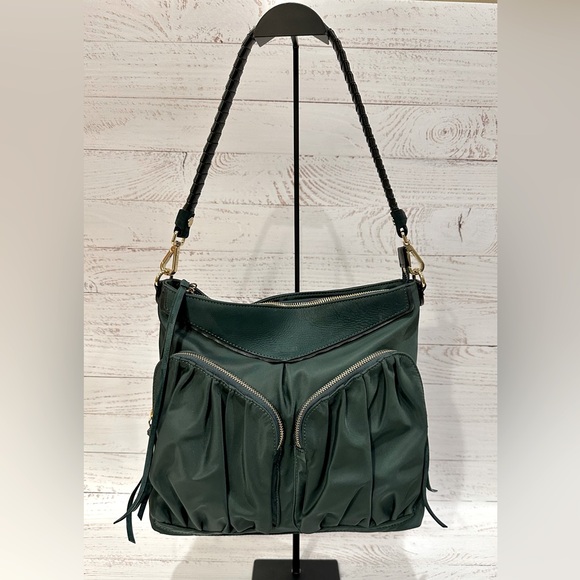 MZ Wallace Thompson Hobo In Mallard With A Jerry Tassel In Mallard Nubuck - Picture 5 of 16